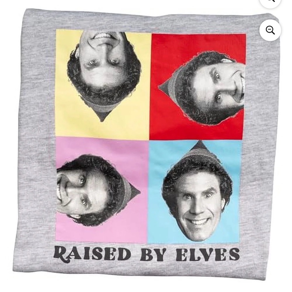 ELF Gray Short Sleeve Tee with Colorful Graphic - Picture 4 of 4